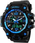 Special offer on SKMEI Sports Multifunctional Dual Time Digital Blue Dial Men’s Watch: Get up to 80% off
